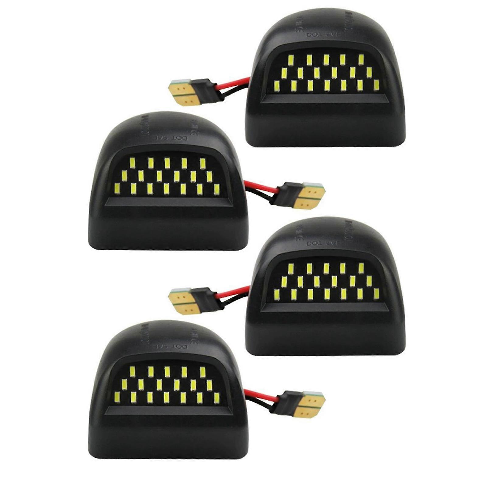 2pcs Full LEDs License Plate Light Tag-Lamp Assembly Replacement for Chevy-Tahoe-GMC