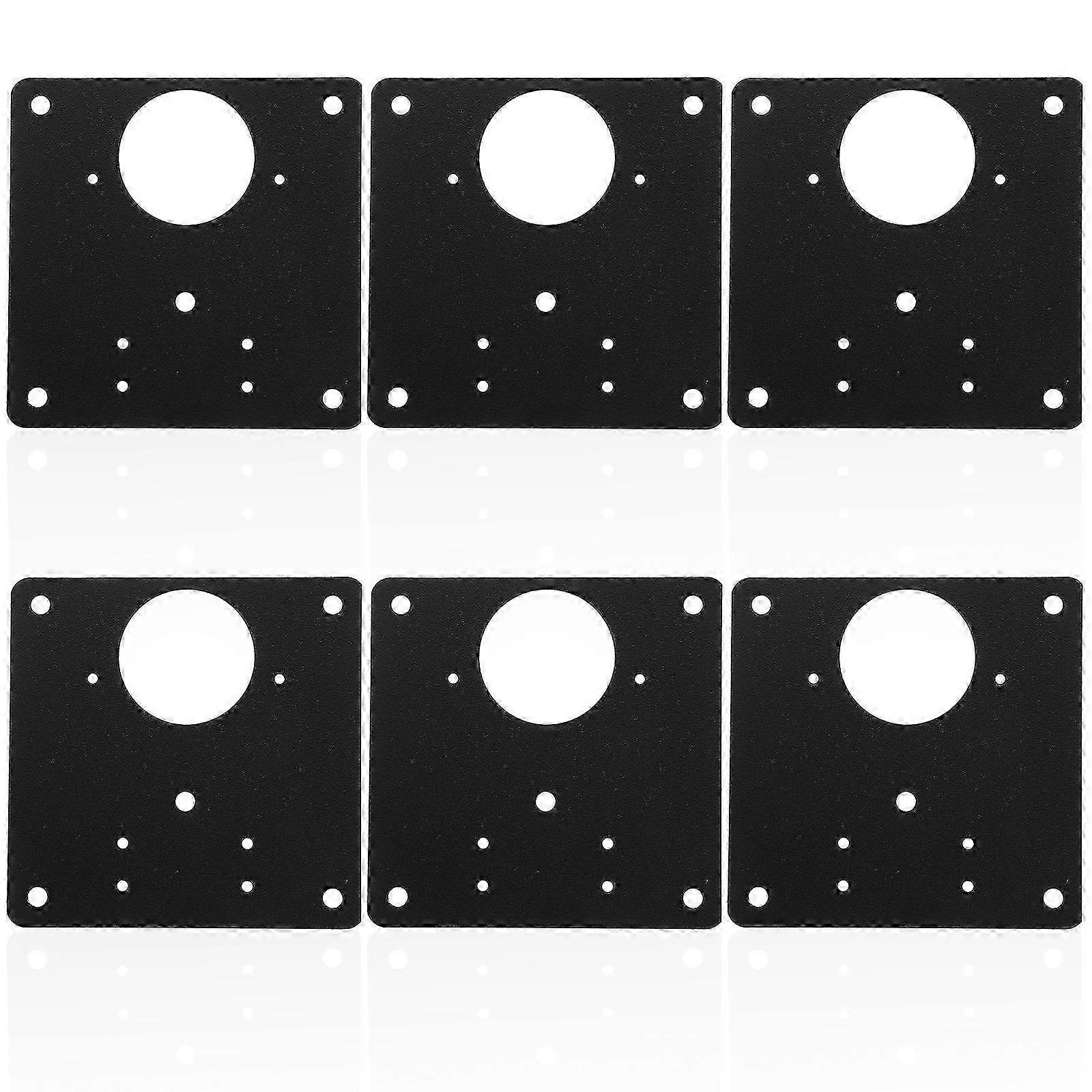 Cabinet Hinge fixture Plate Kitchen Cupboard Fixing Doors 6Sets