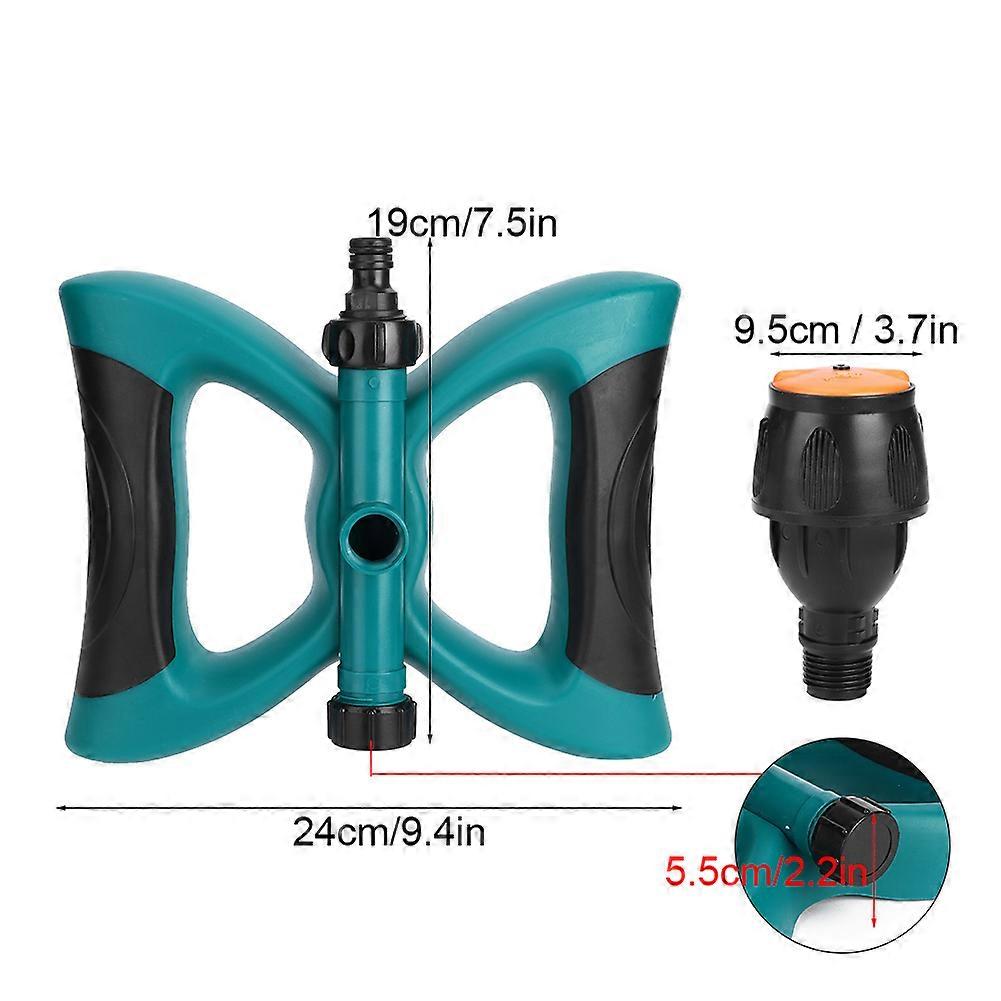 360° Automatic Rotating Water Sprinkler, 16-20m Spray, ABS Material