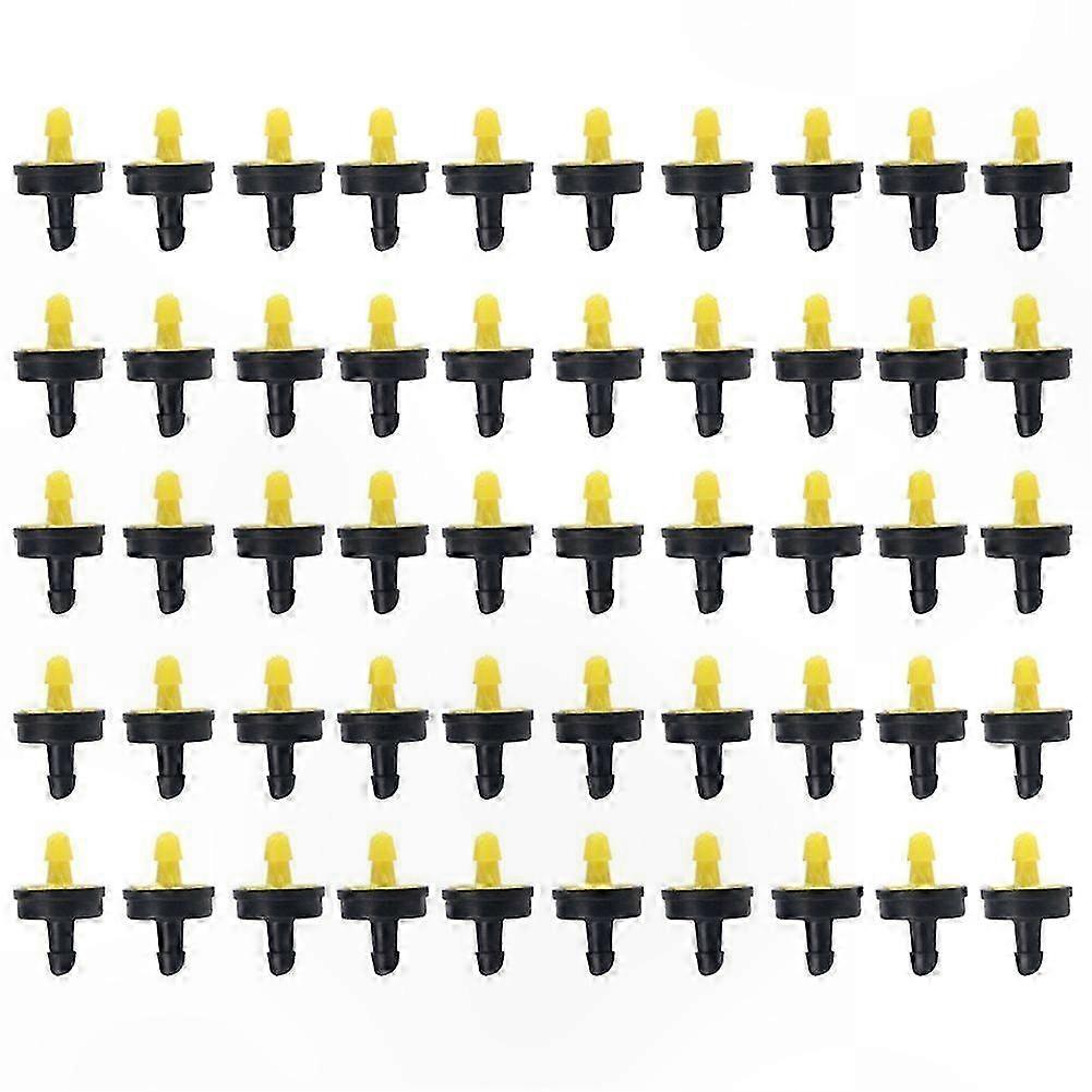 50-Pack Adjustable Flow Pressure Drip Irrigation Emitters for Watering Systems