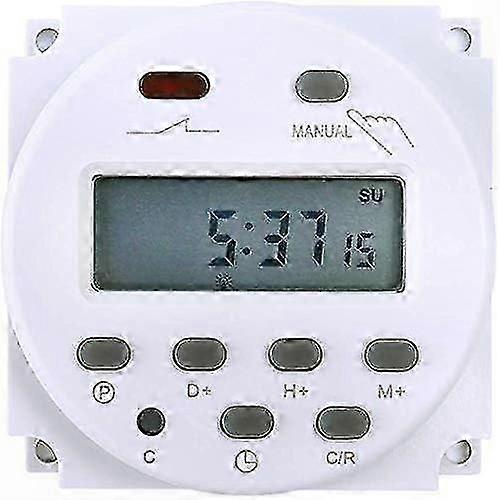 Programmable LCD Timer 12V DC 16A with 28 Settings for Home Automation