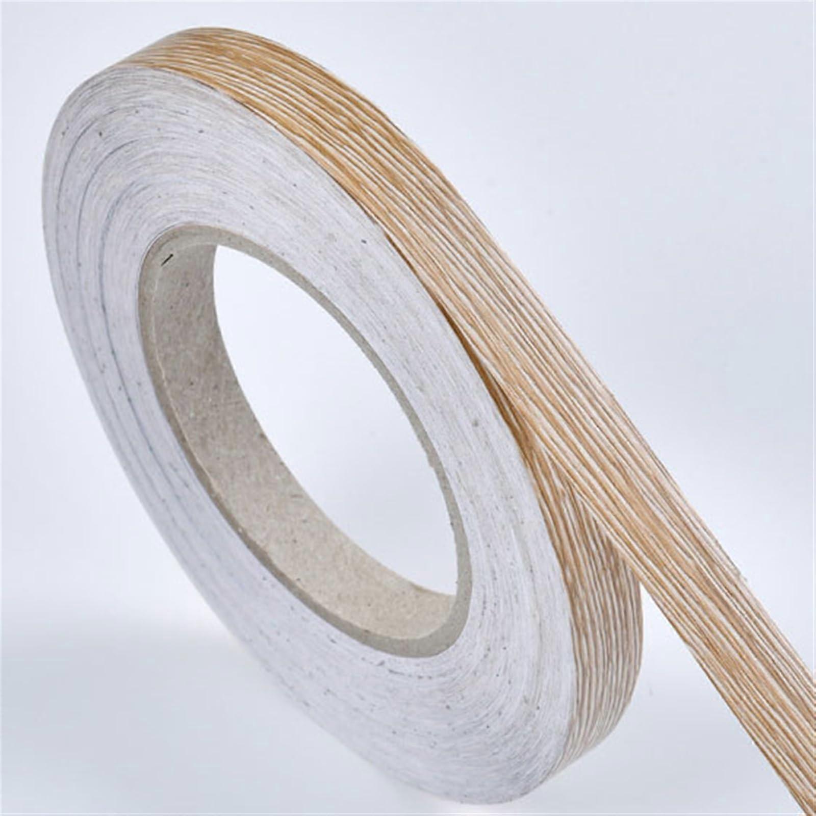 Yellow Oak Texture Peel and Stick Wallpaper Border for DIY Home Decor