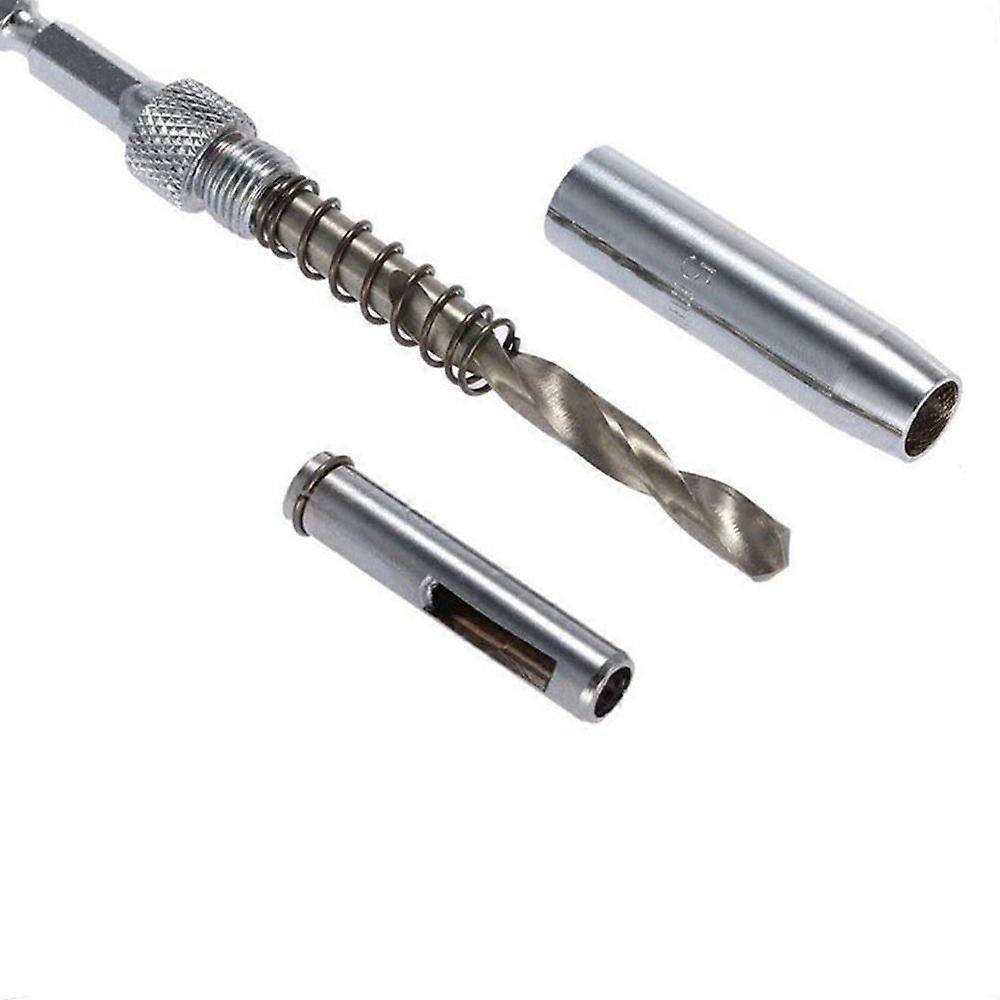 16Pcs Self Centering Drill Bit Set with 1 Hex Key for Woodworking Window Door Hinges 16Pcs Replacement Drill Bits