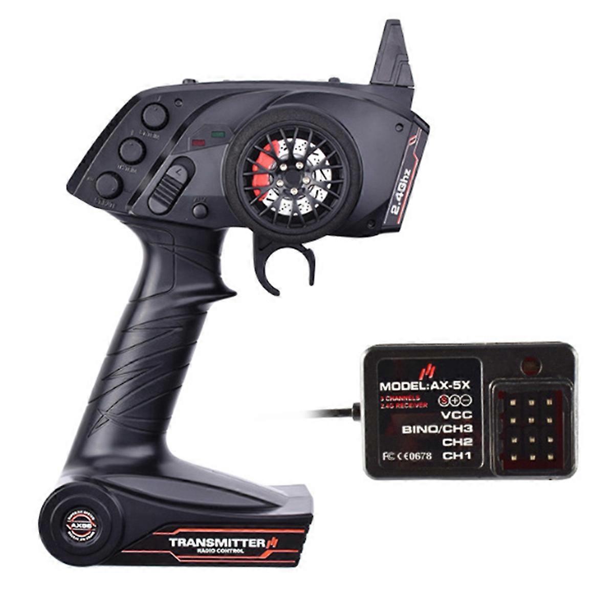 AX5S 2.4G Remote Control Transmitter with Receiver for RC Car RC Boat RC Model Vehicles & Remote Con
