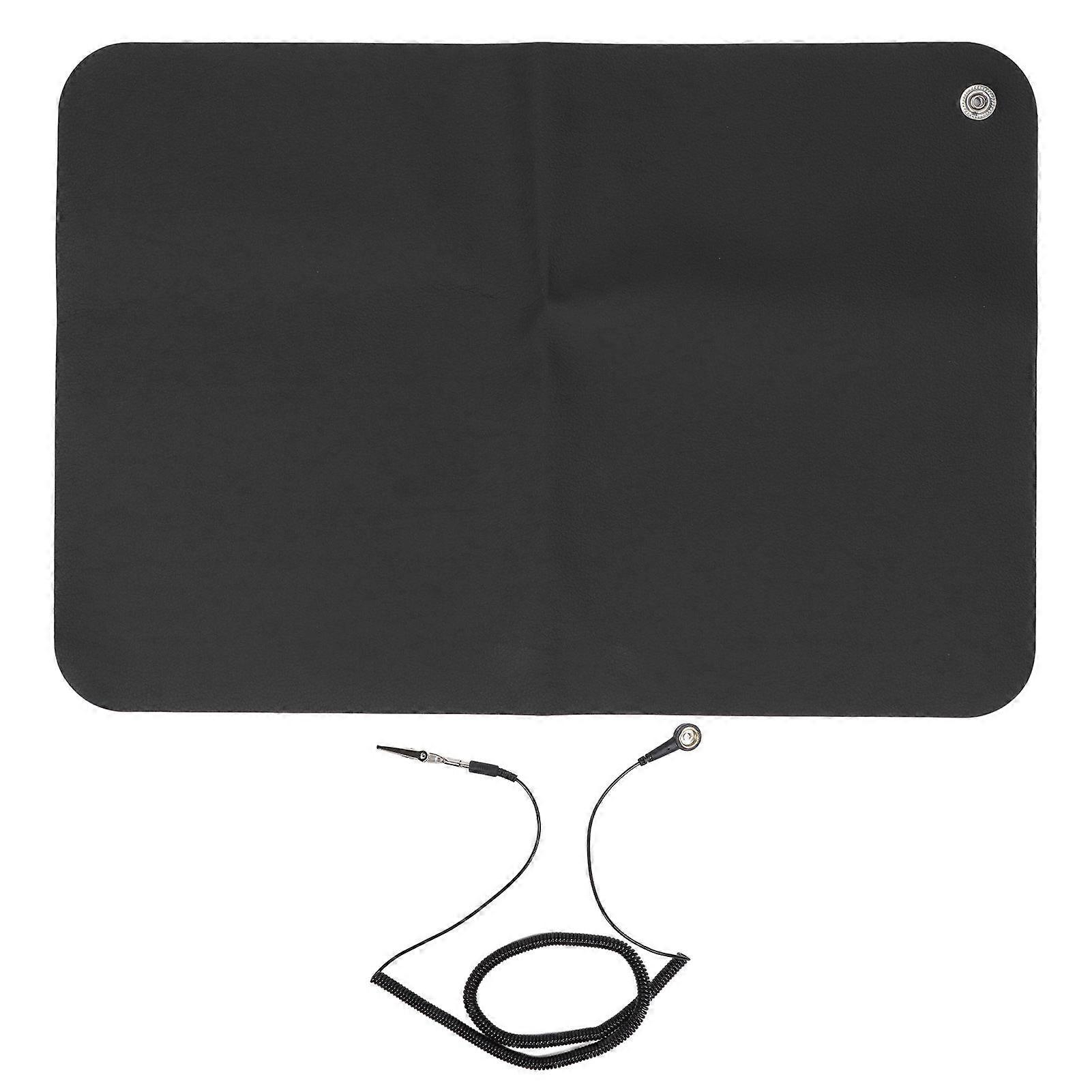 Grounding Mat 10.8x15.7in Soft Breathable Grounding Mouse Pad for Relieving Decompression with Grounded Cord