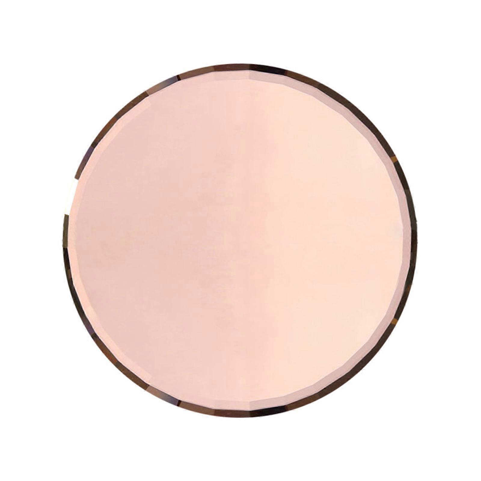 Mirror Surfaces Nail Art Palette With Multiple Mixing Areas Lightweight Plastic Design For Professional Salon Home Use  Rose Gold