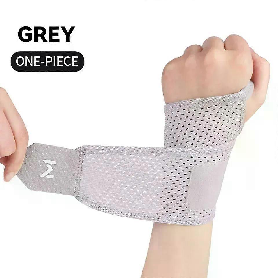 Breathable Wrist Support Brace for Gym/Work - Adjustable Compression Sleeve Arthritis & Carpal Tunnel Relief Sports Injury Pre