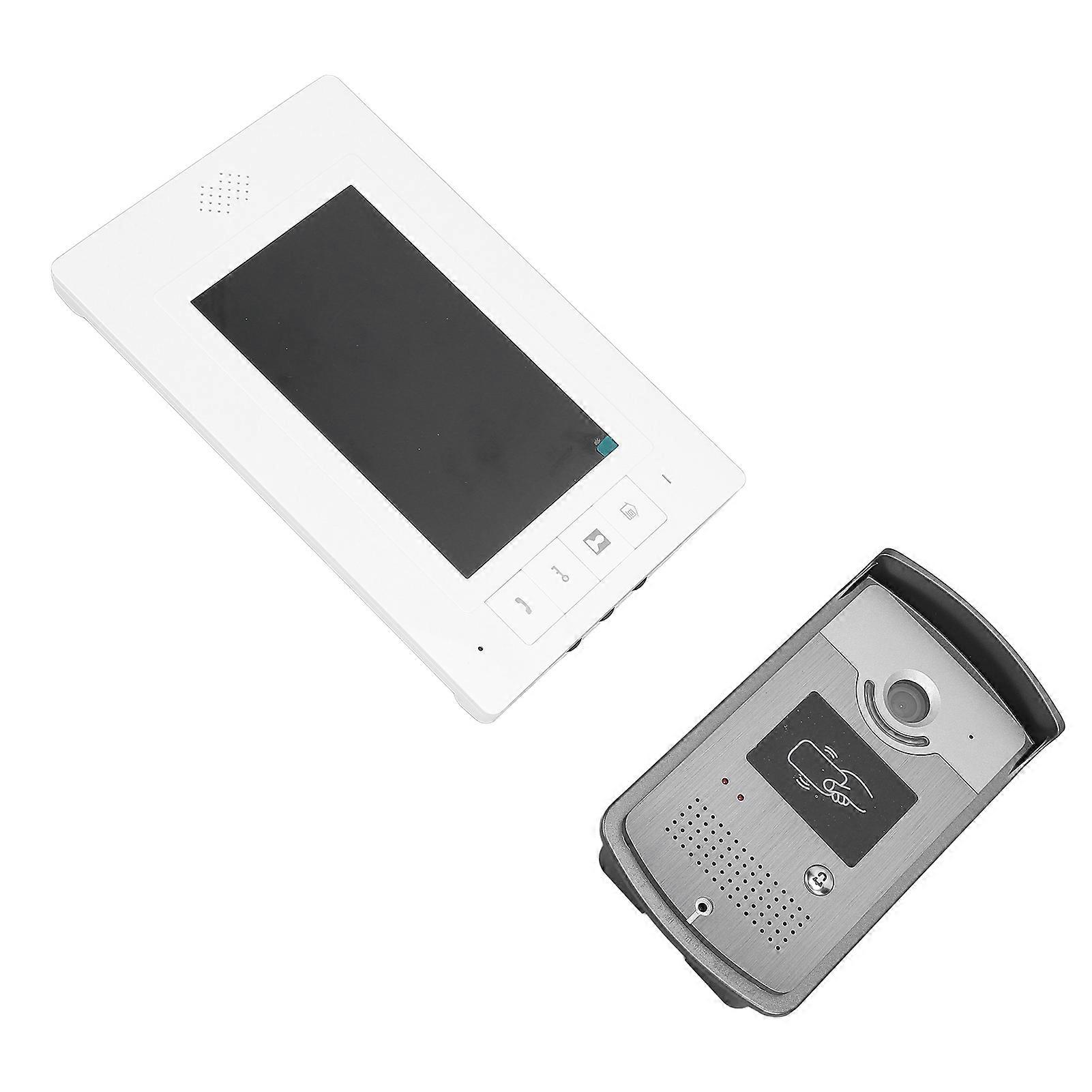 Kabelgebundenes Video-Intercom-System mit 120°-Kamera und 6 IR-Leuchten EU-Stecker