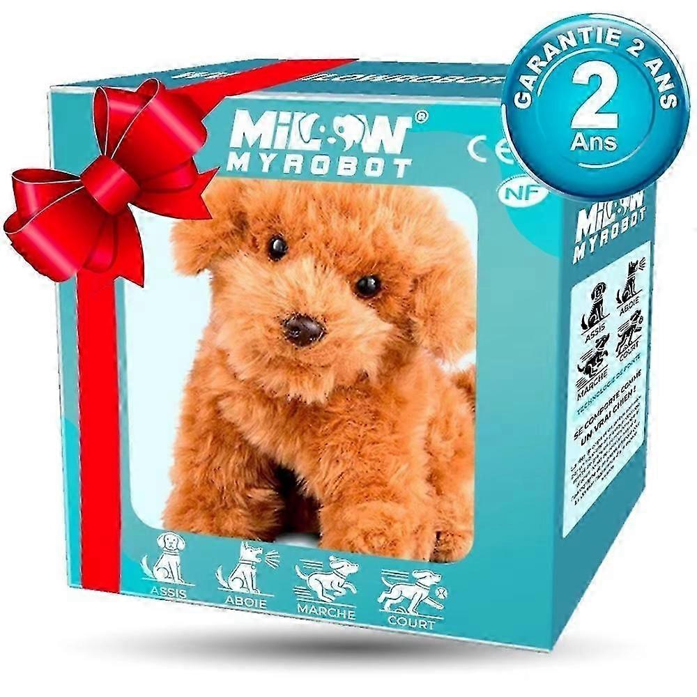 interactive robot dog plush toy behaves like puppy
