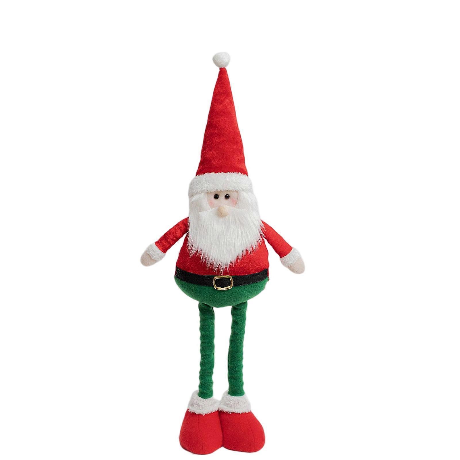 Christmas plush dolls, 18/22 inches with various character styles, soft fabric for holiday decoration