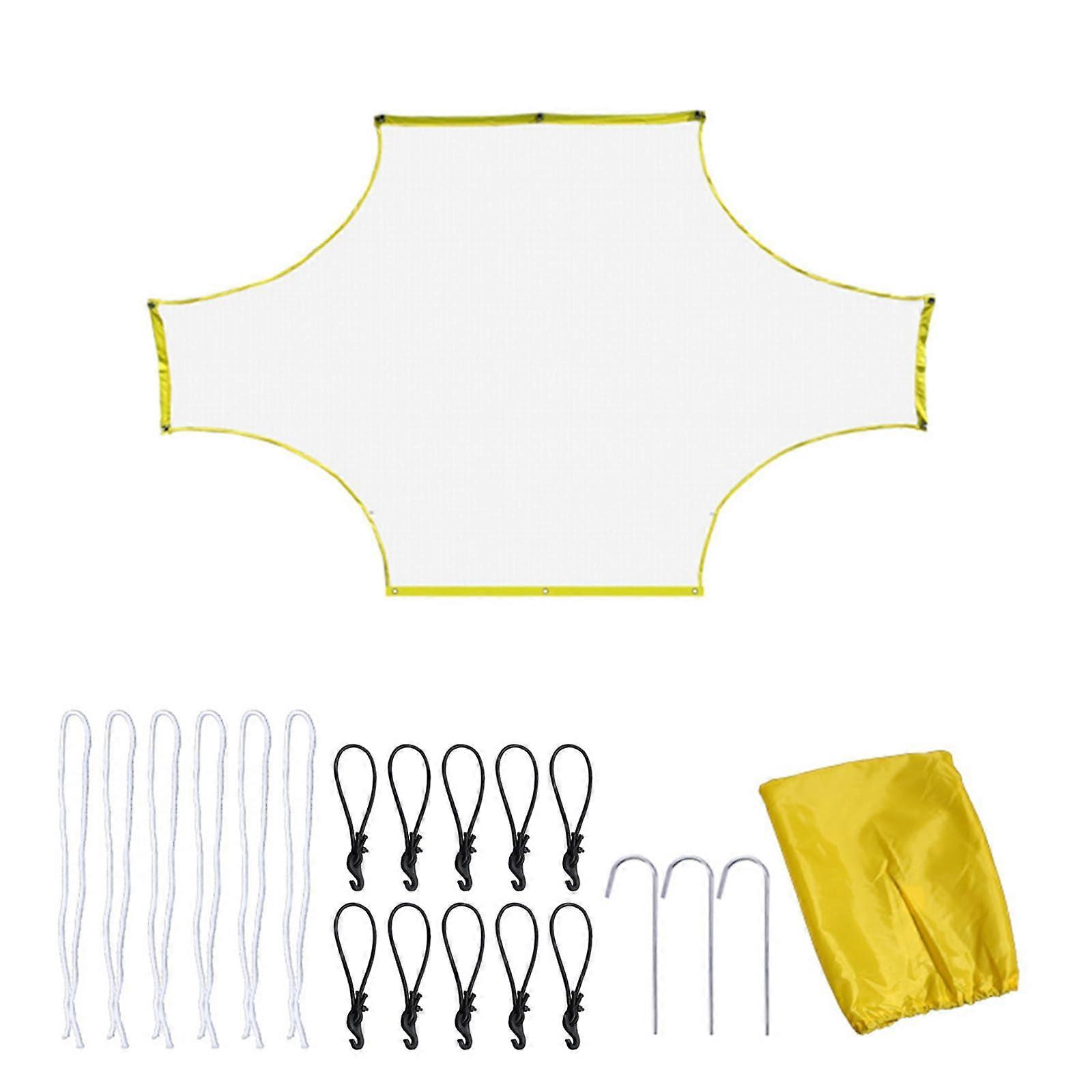 Portable Soccer Net Practice Goal With Targets for Scoring Training Equipment, 5Person Model
