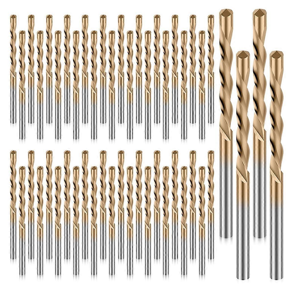 50 embouts pour cloisons sèches, embouts de pointe de scie à spirale de 1/8 de pouce, embouts de coupe de cloisons sèches en acier rapide M2