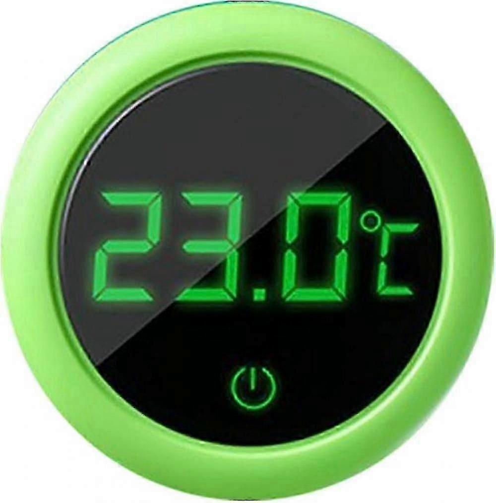 2025 Digital Aquarium Thermometer, LED Display Thermometer Mini Fish Tank Accurate Temperature Sensor Wireless Thermometer for Aquariums(Green)