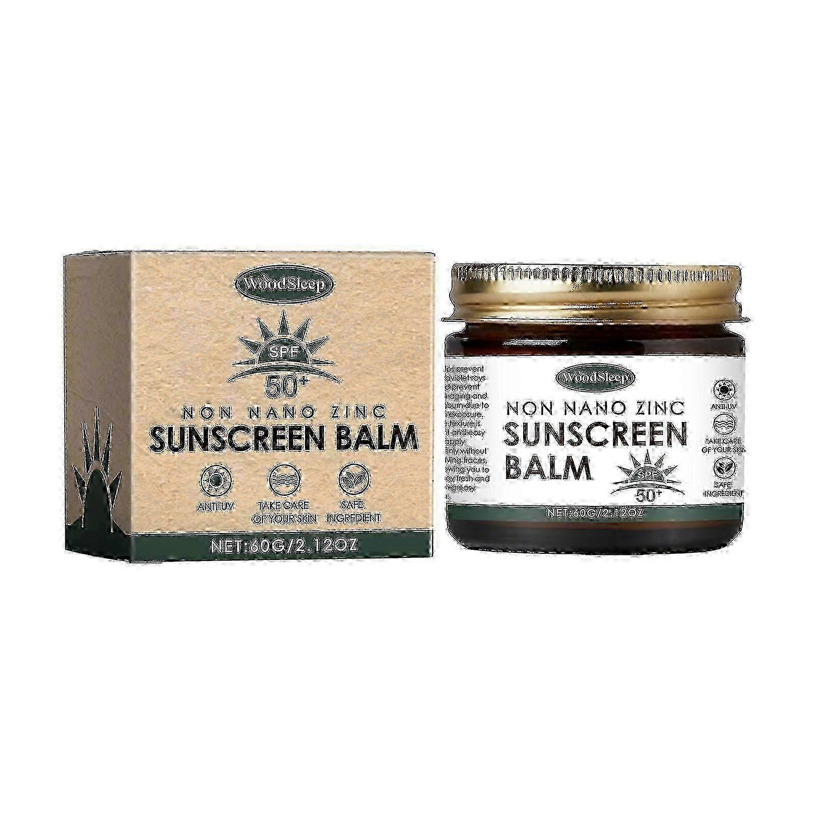 Natural sunscreen balm with SPF 50+ and beef tallow