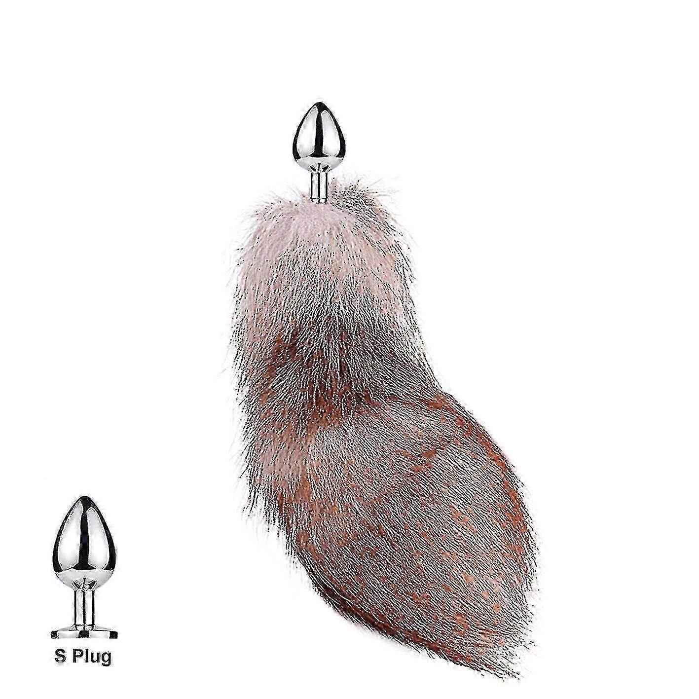detachable fox tail for dog play