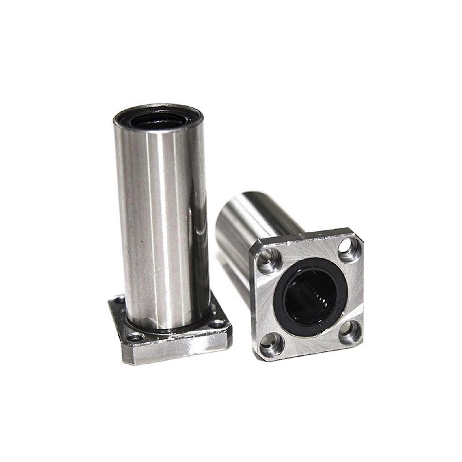 LMK12LUU Long Type Rectangular Flange Linear Bearing 4PCS CNC Linear Bush LMK8LUU LMK10LUU Size Specifications