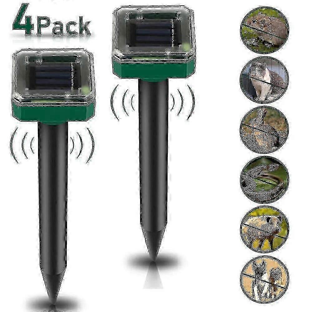 2025 Solar Ultrasonic Snake Mouse Repellers Pest Rodent Repeller Reject