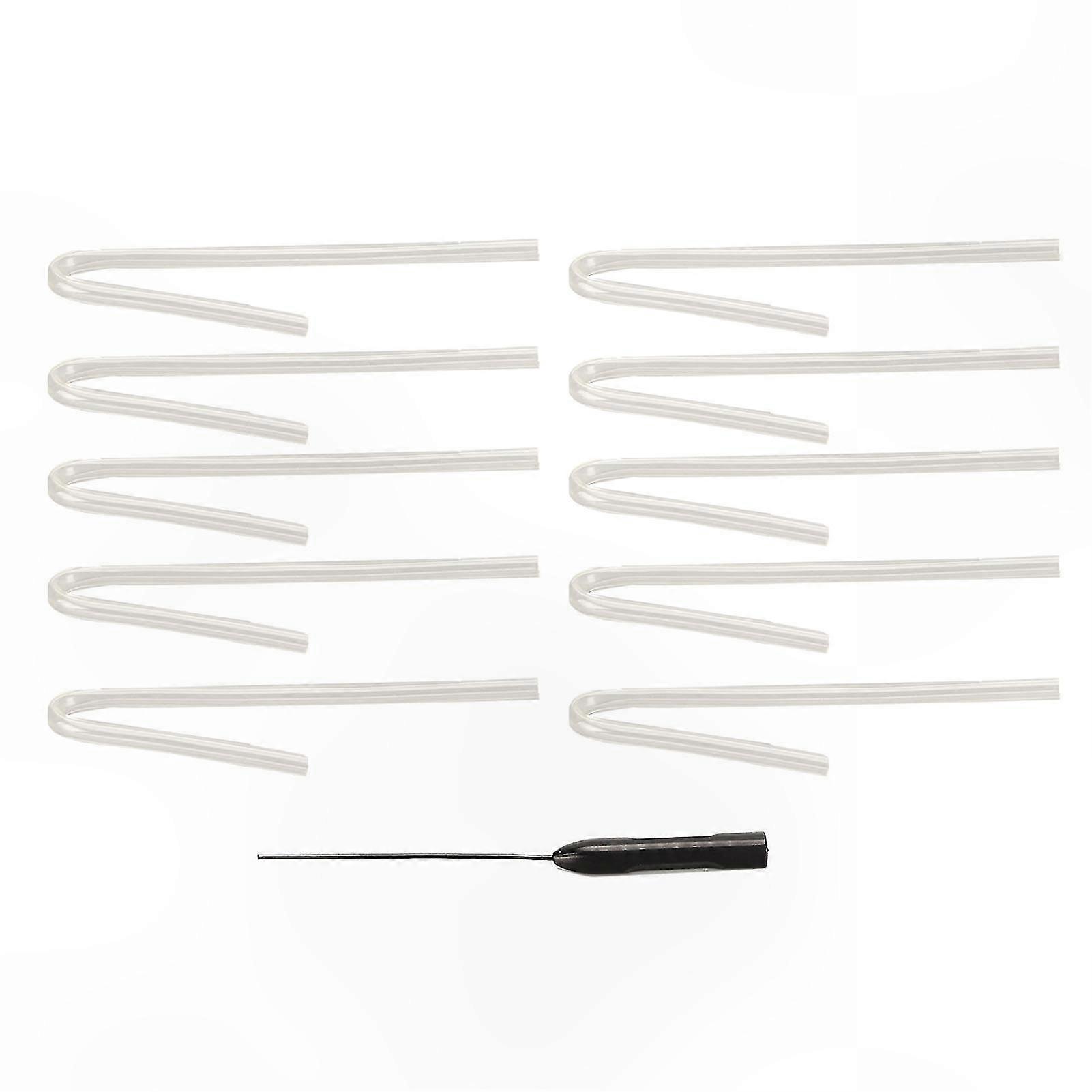 10-Pack Replacement Tubes for Hearing Aids with Cleaning Tool