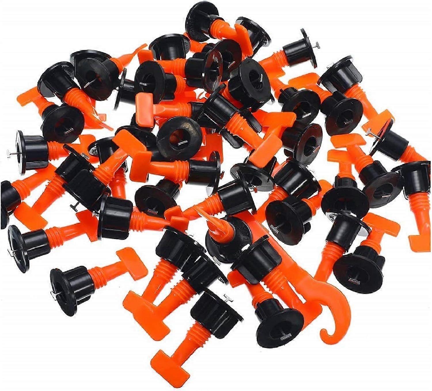 Lefou 50pcs Reusable Tile Leveler Leveling System Kit for Ceramic Wall