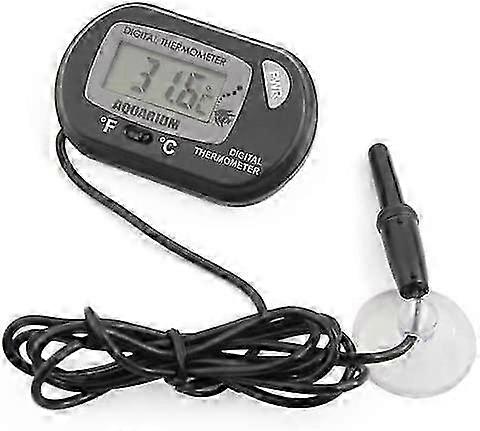 Digital LCD thermometer for aquarium and vivarium