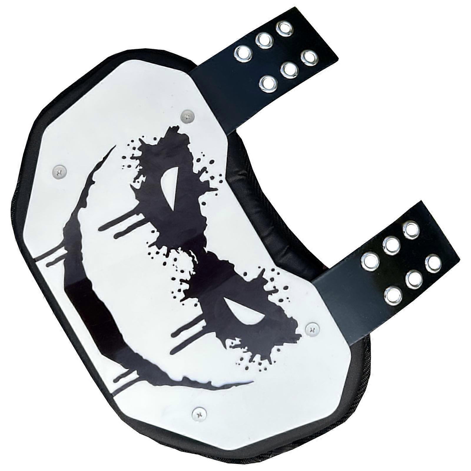 Football Protective Back Plate Small Size Shocked Absorbing Foams Lining Secure Movement For Speed Agility Multicolor