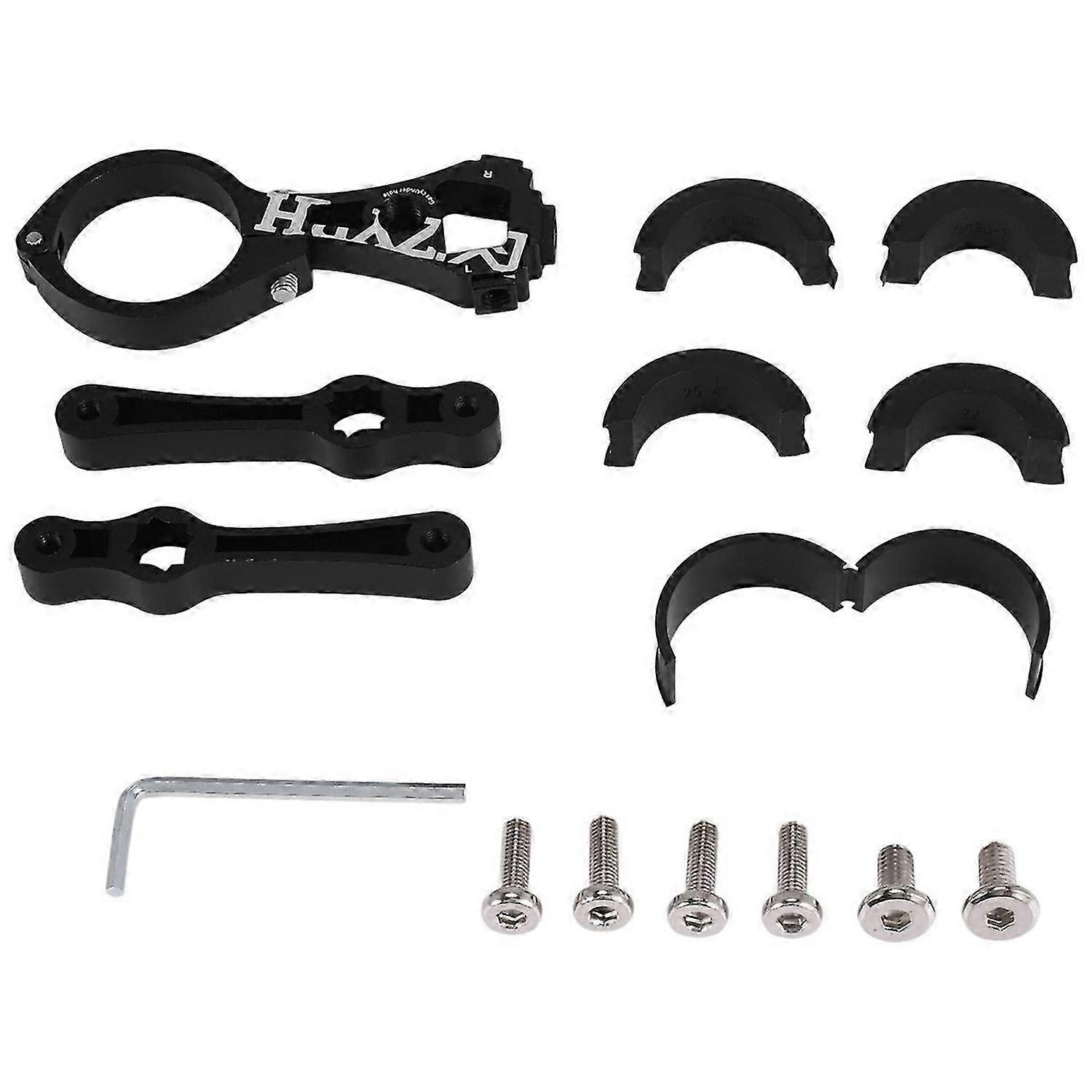 Bicycle Double Water Bottle Cage Holder Mount Adapter Black