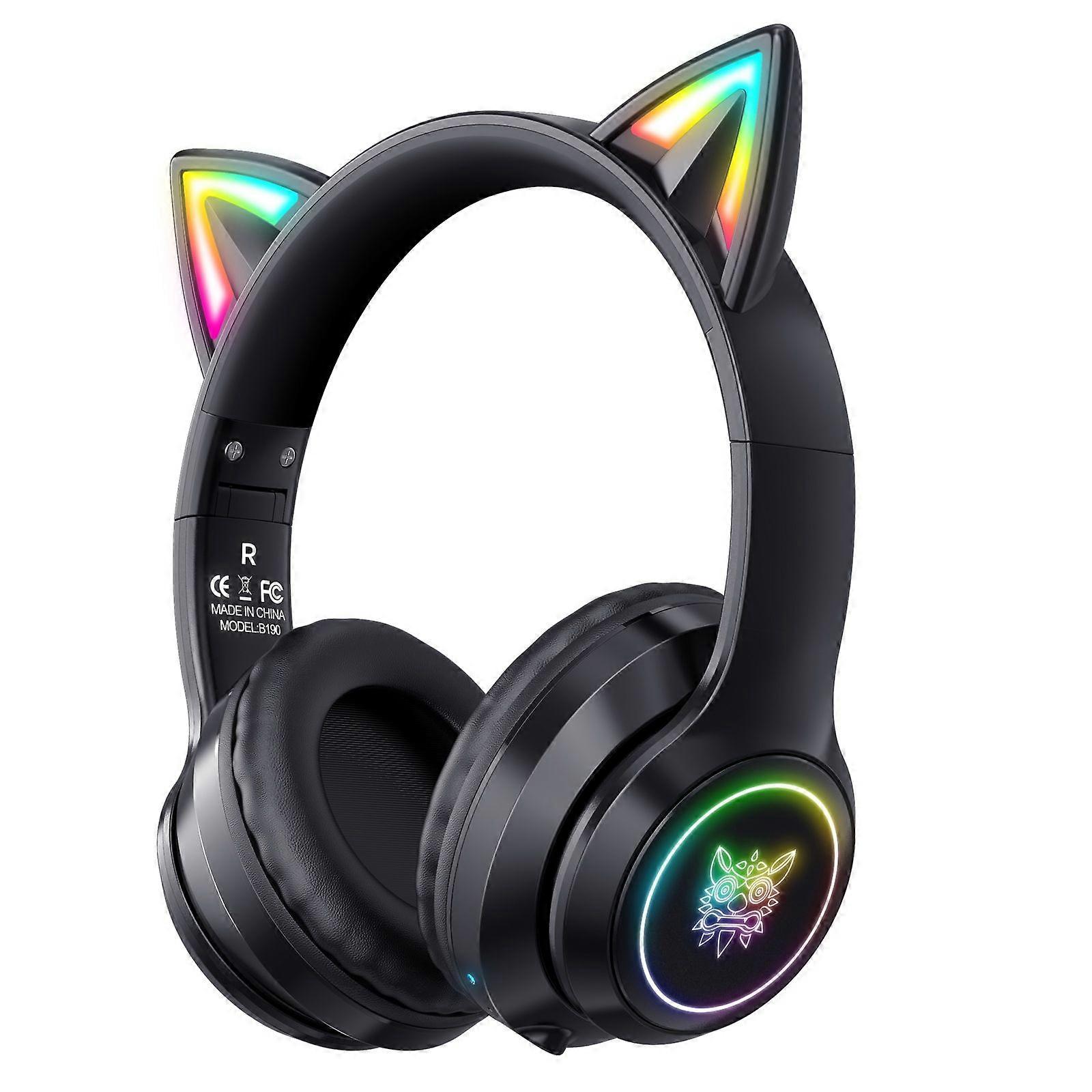RGB Lighting Wireless Bluetooth Headphone