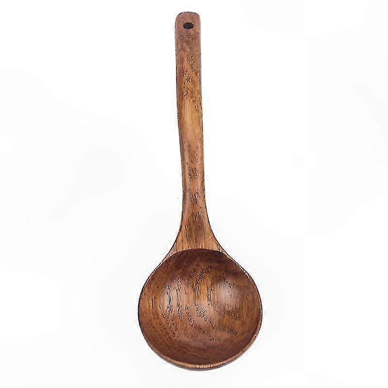 Single Wooden Spoon for Cooking and Serving