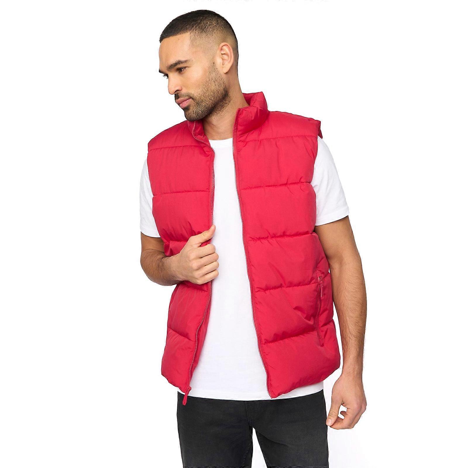 Bewley & Ritch Stanten Puffer Gilet Red