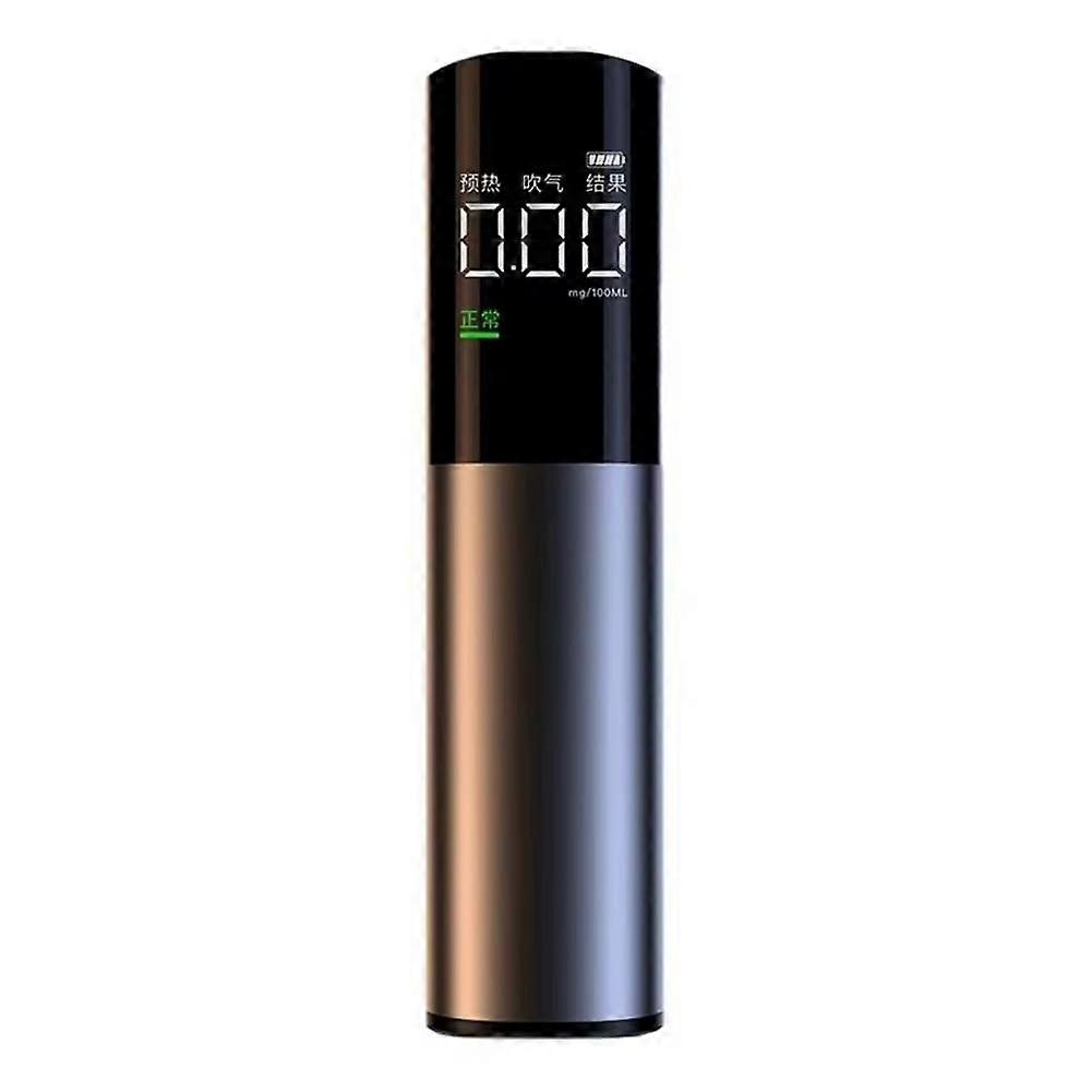 Portable High Precision Alcohol Tester Breathalyzer Smart Self Test Drinking Detection Device Compact Personal Use