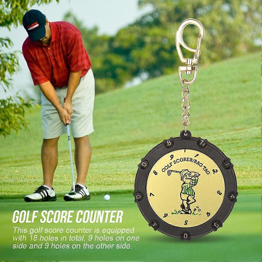 Features:
This golf score counter is equipped with 18 holes in total, 9 holes on one side and 9 hole
