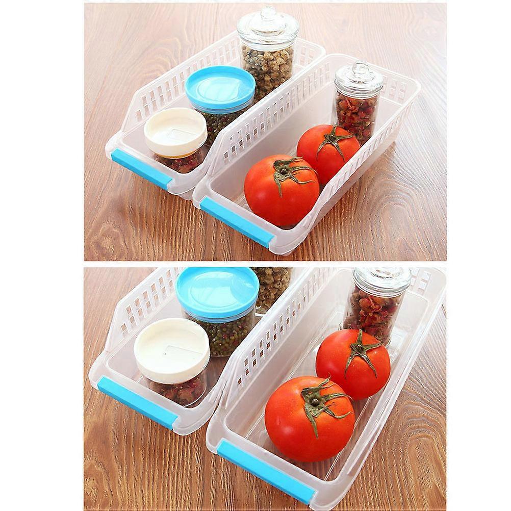 Desktop Storage Box Kitchen Organizer for 1 Piece White Plastic