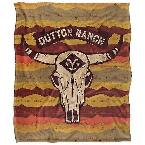 Yellowstone Silky Skull Supersoft Decke