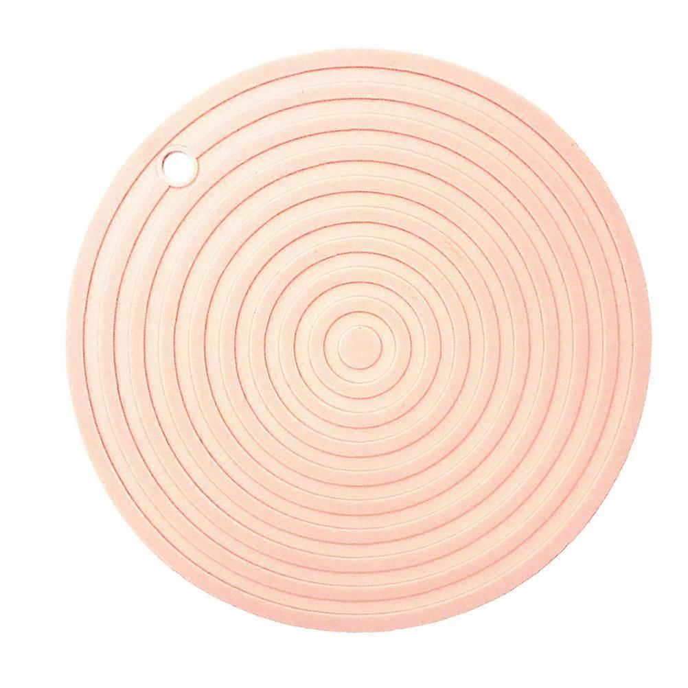 Non-Slip Heat Insulation Mat For Dining Table Use Round 24 X 24 Cm Simple Collocations 1 Piece
