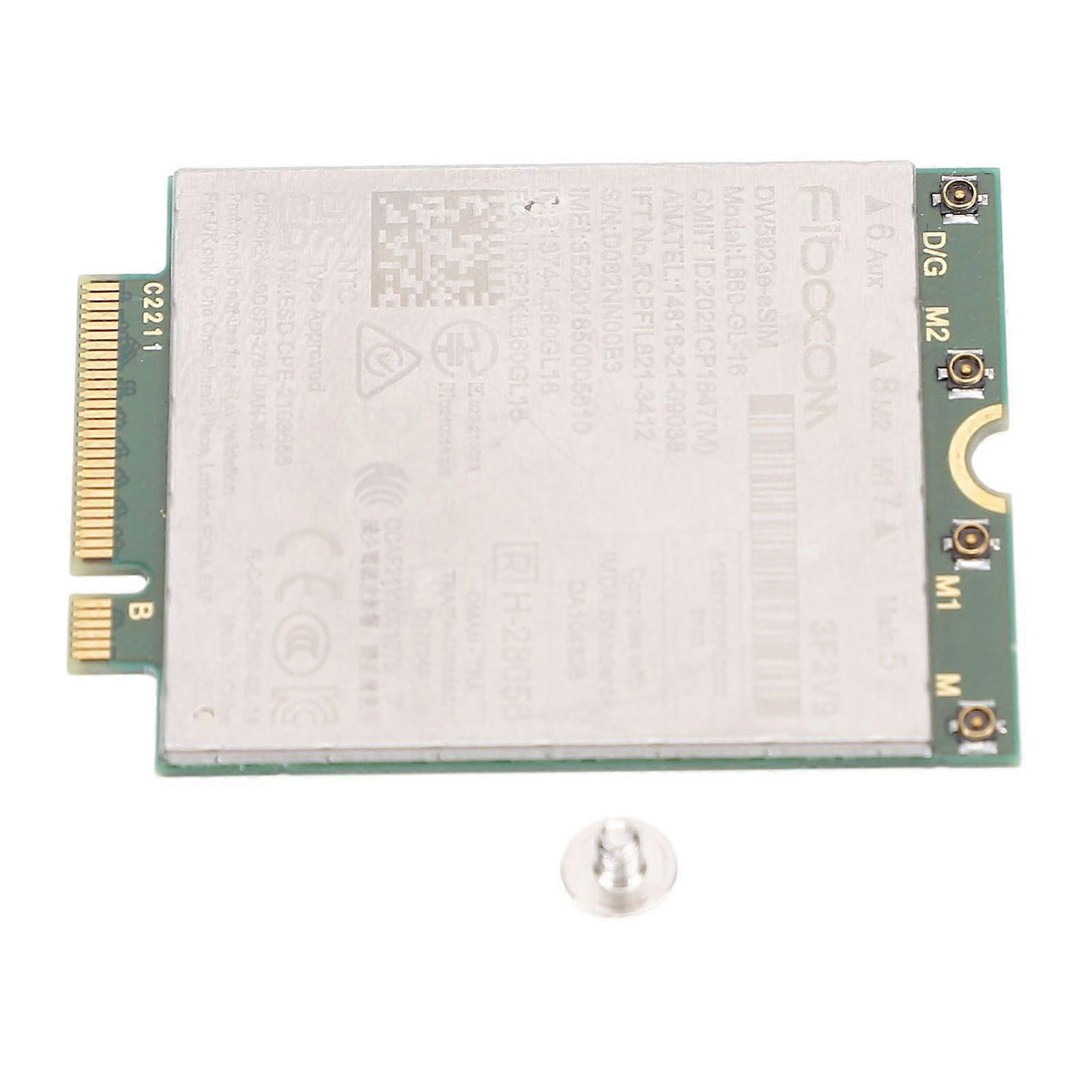 4G LTE Modul Netzwerkkarte L860-GL-16 DW5823E-ESIM NGFF M.2 1Gbps Internetgeschwindigkeit für Latitude 3440 3540 7440