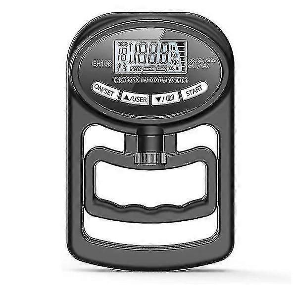 265 Lb/120 Kg Hand Dynamometer Grip Trainer, Black