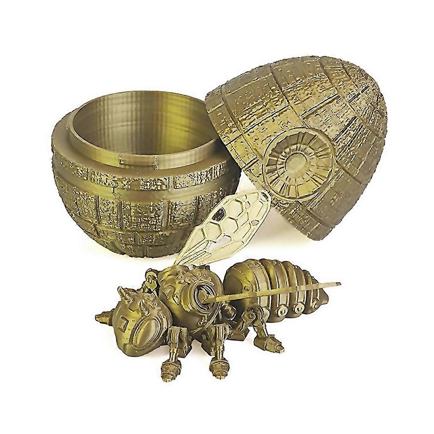 For Mechanical Bee Cool Cute Childrens Gift Hand Model Bronze Color
