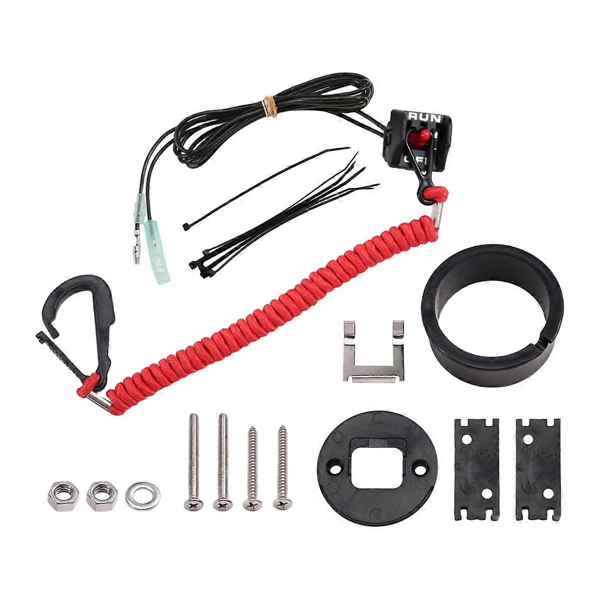 Boat Kill Switch Stop Safety Lanyard 87-19674A07 19674A07 for Mercury