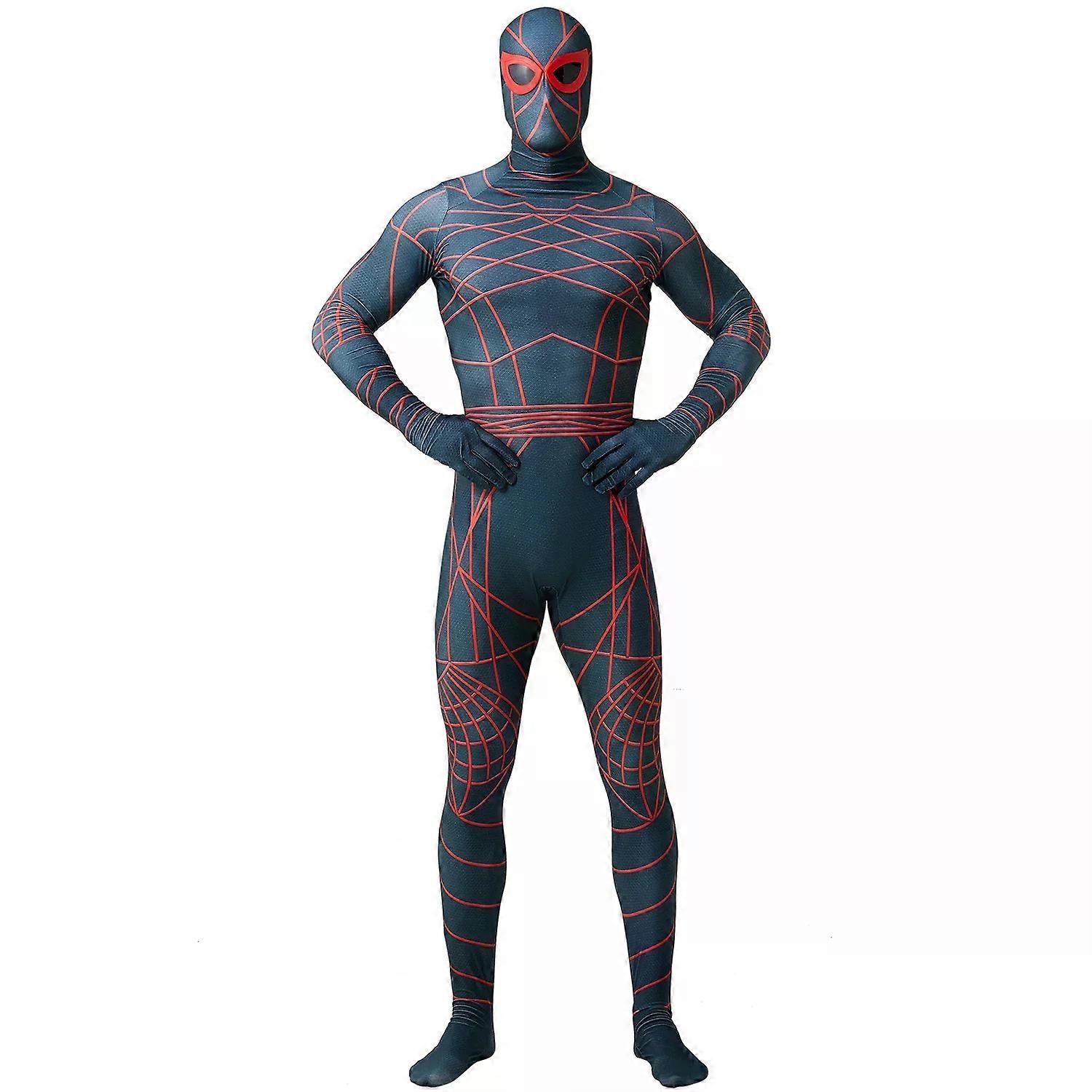Spider-Man Adult Costume Bodysuit Superhero Spandex Full Body Suit for Cosplay Halloween