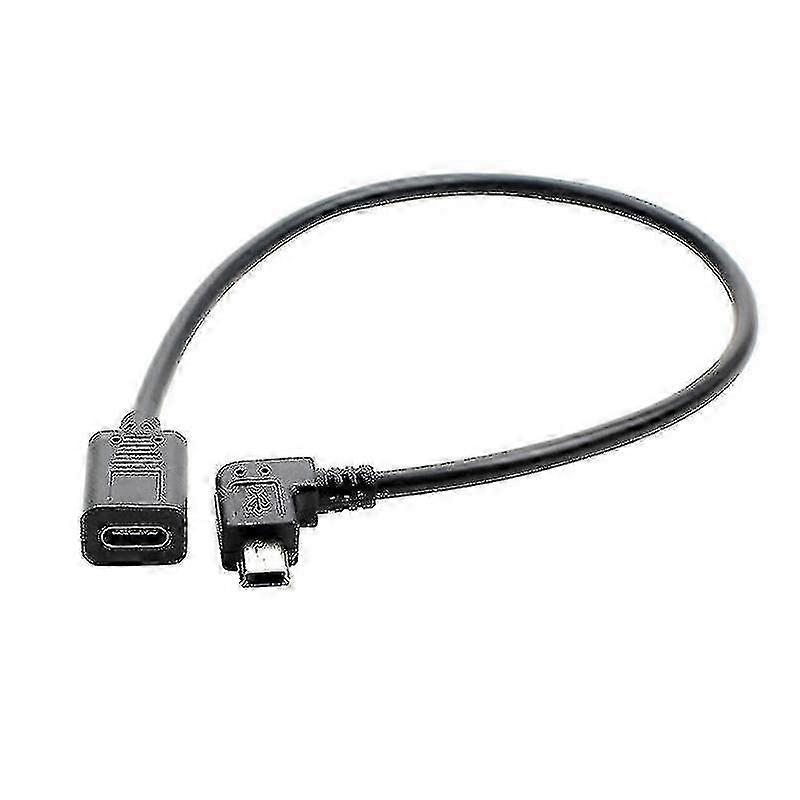 USB-C to Mini USB 2.0 Adapter 27cm 480Mbps Transfer Compatible with Hero etc