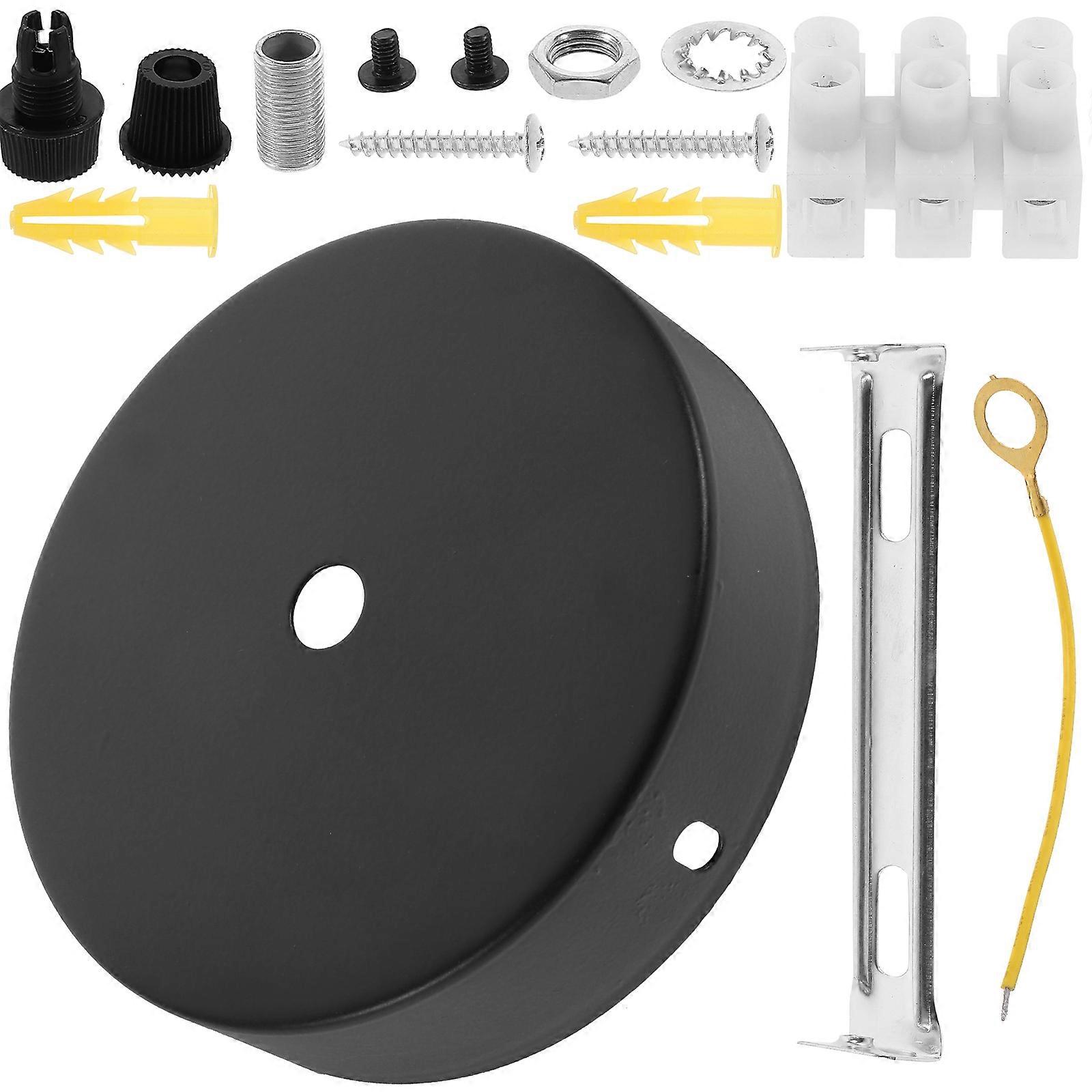 Ceiling Cover Plate Iron Chandelier Mounting Plate 4Sets for Home Use