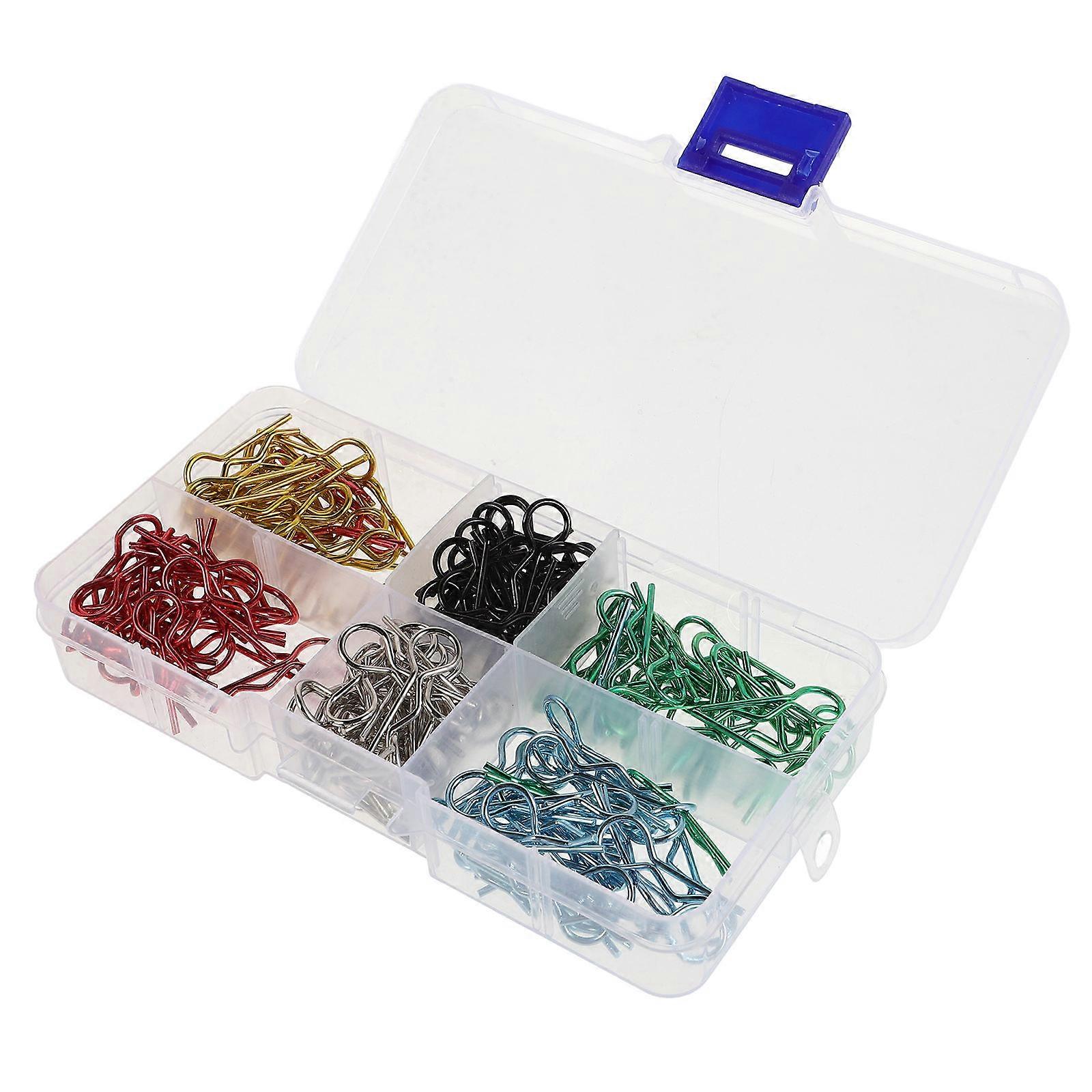 Metal Rc Car Body Clips For Rc Cars Secure Attachment Colorful Design For Hobbyists 1 Box