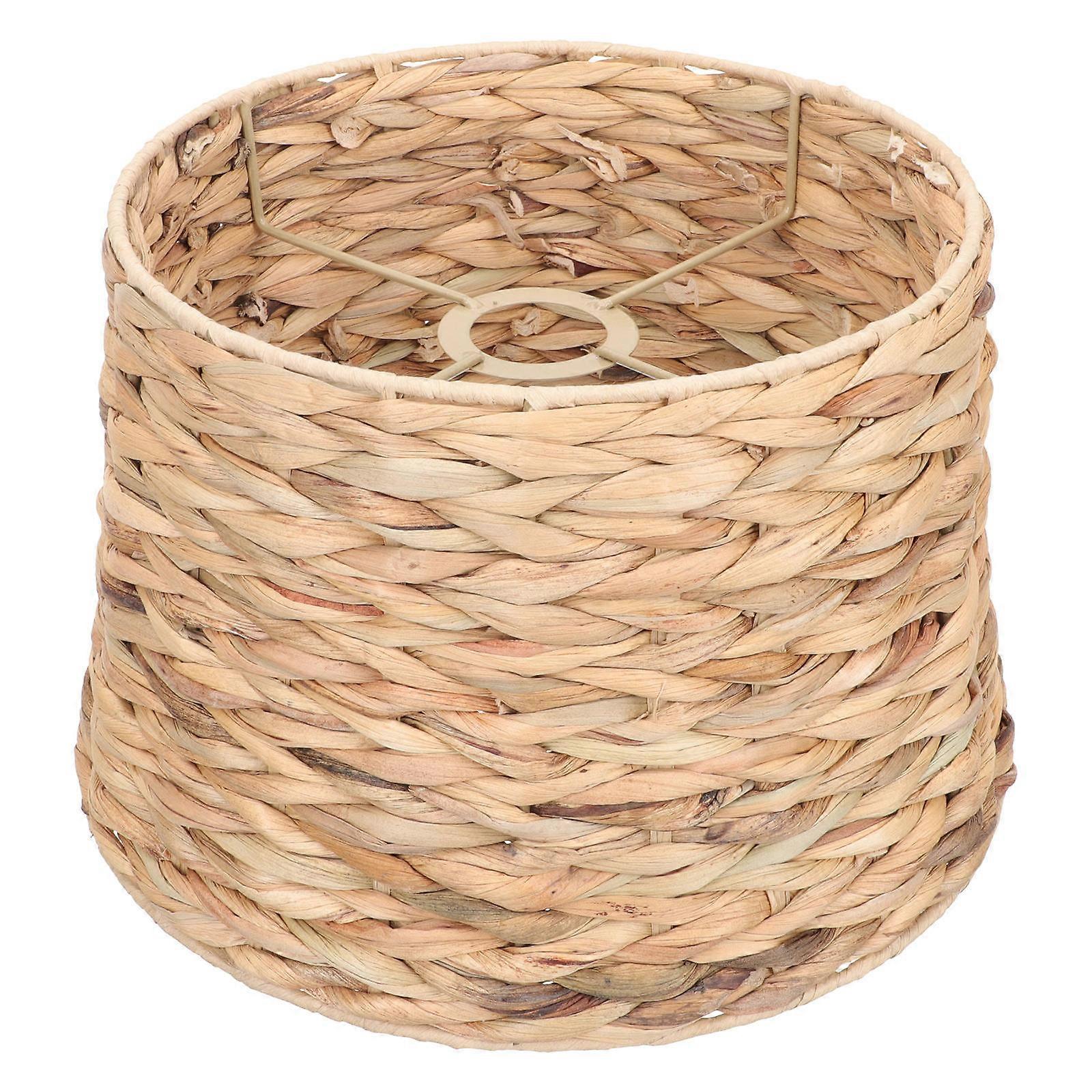 Retro Lampshade Rattan Woven Lampshade Lamp Accessory for Indoor Use