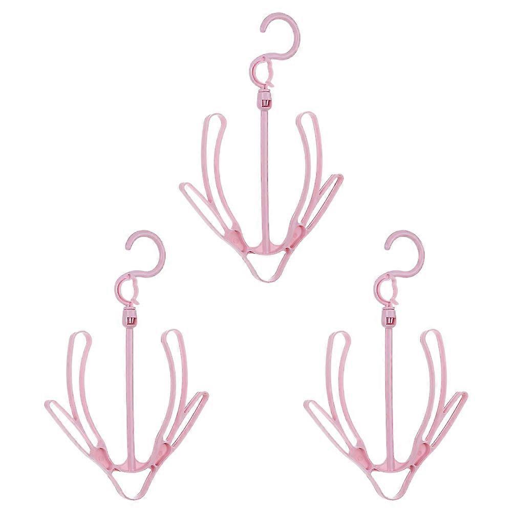 Shoes Hanging Rack Plastic for Drying 6Pcs Shoe Hangers in Assorted Color