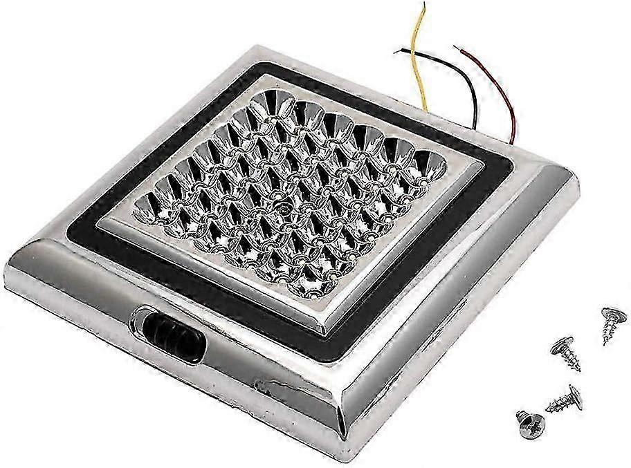12V 36 LED RV Boat Indoor Ceiling Light - ON/OFF Switch