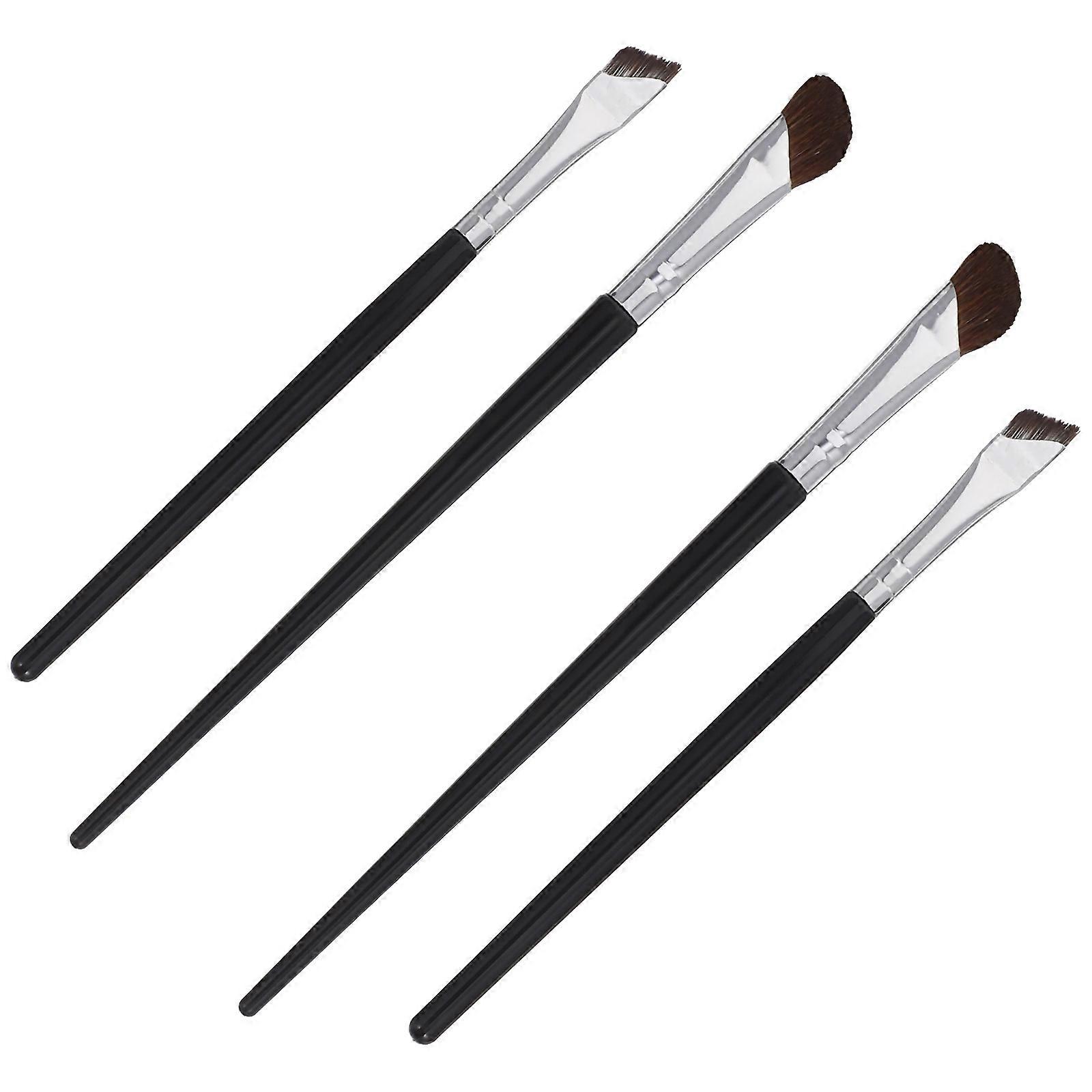Eye Makeup Brushes Angled Eyeliner Brush for Smooth Lines 8Pcs