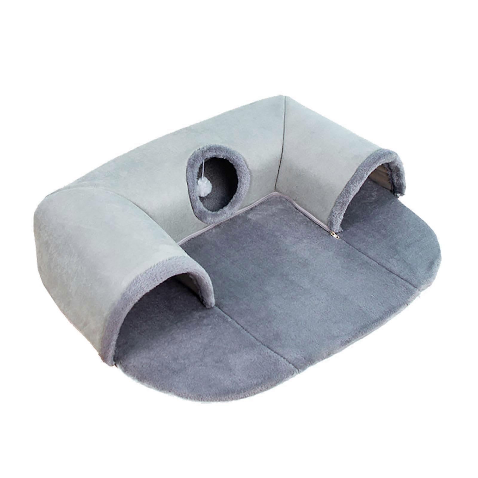 2 In 1 Cat Bed Play Tunnel For Cats Rabbits And Kittens Small Size Cat Tunnel Tubes Toy