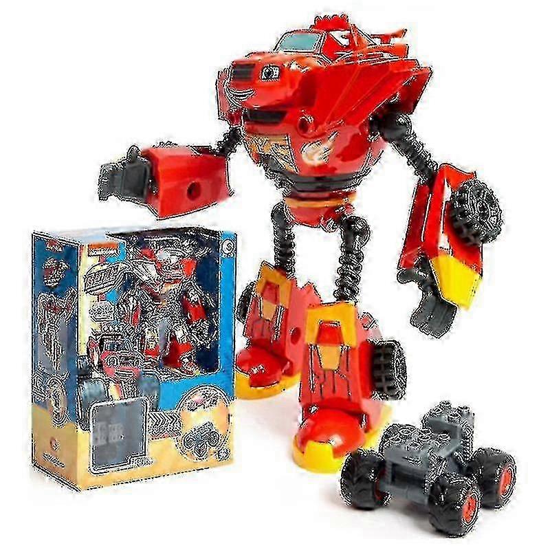 لعبة Blaze Monster Machines، مجسم أنمي، سيارة مشوهة من البلاستيك/السبائك، ألعاب أطفال، هدايا أعياد ميلاد للأطفال - مجسمات متحركة