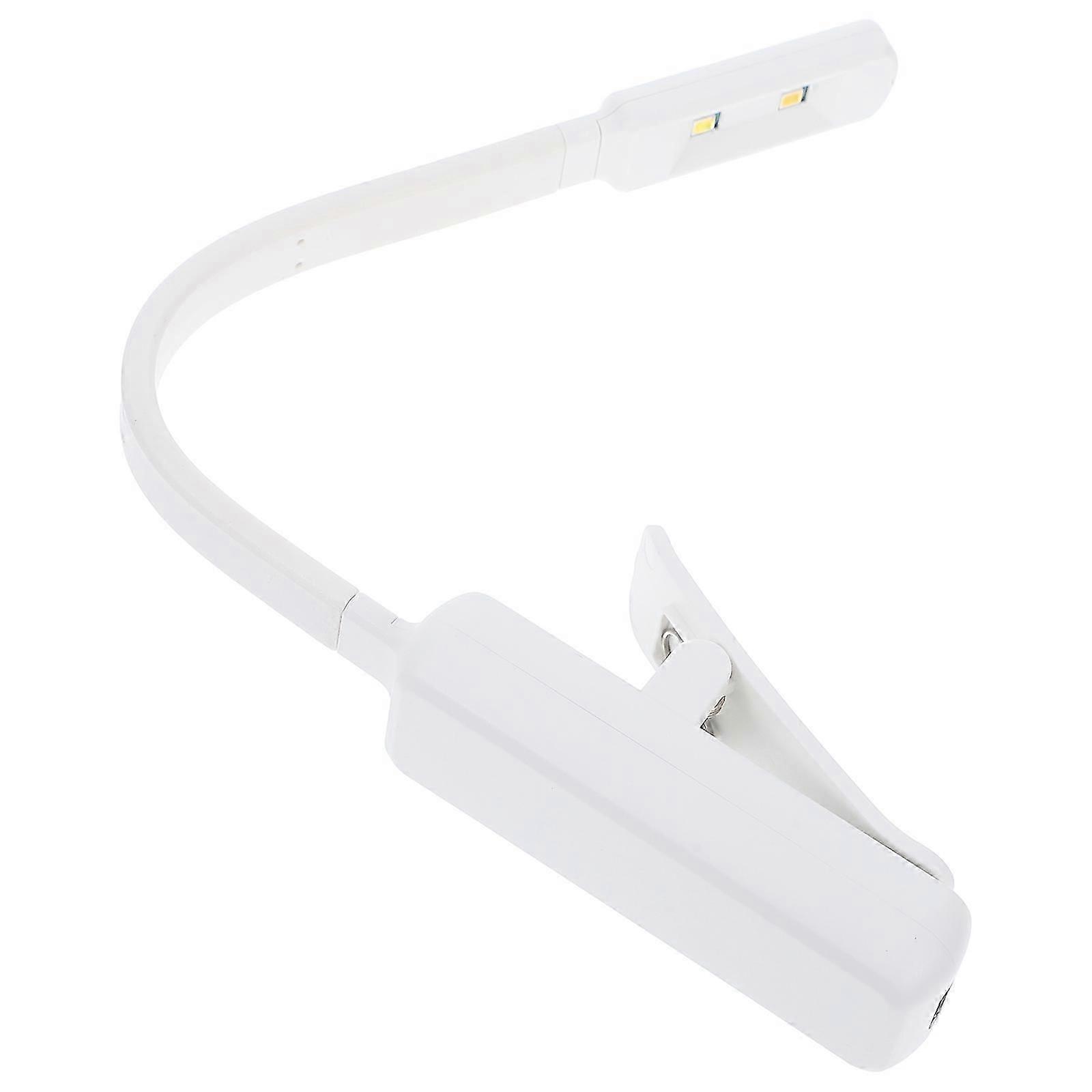 Reading Lamp With Clamp Led Book Light Flexible Design Rechargeable For Bedroom Students 1Set