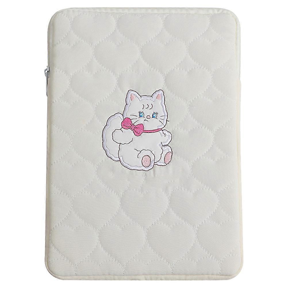 Cartoon Tablet Bag Laptop Pouch for Storage Use 4Pcs Set